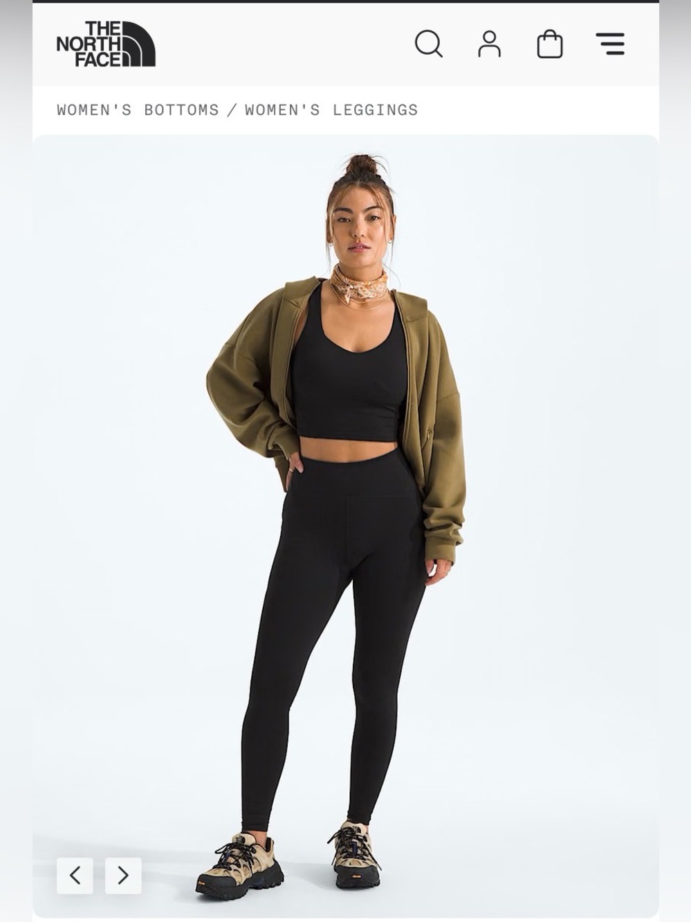 The North Face Women’s Black Leggings size Small